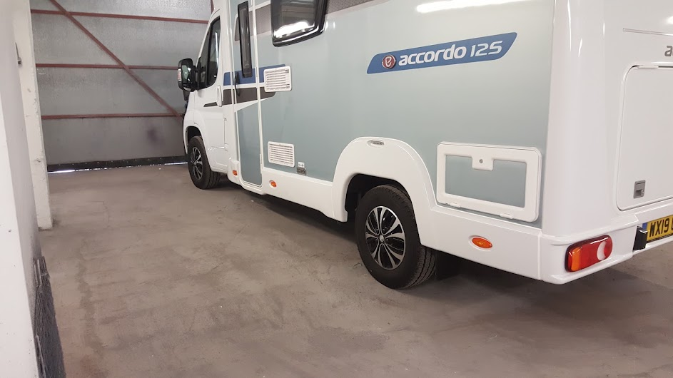 Elddis Accordo 125 motorhome repaired in the workshop